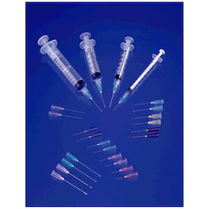 SYRINGE, 3CC LL 27GX1 1/4 NDL STR DISP